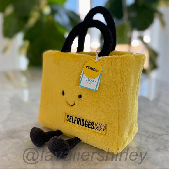Jellycat Amuseables Selfridges Bag Rare HTF UK Exclusive NWT Authentic - Picture 3 of 14